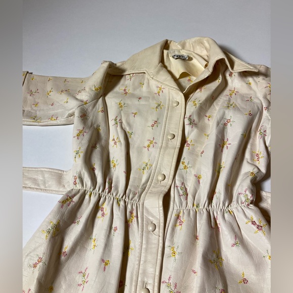 Vintage Jason David embroidered faux leather Trench Coat Size S - Picture 5 of 15